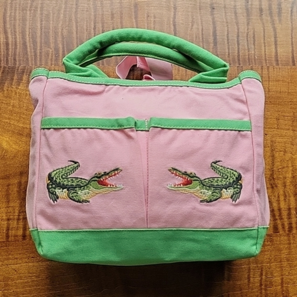 CJ LAING PREPPY ALLIGATOR HANDBAG - Picture 10 of 13